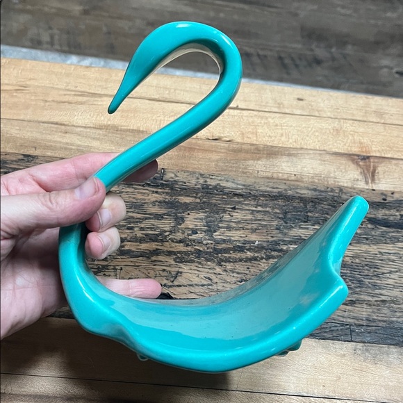 Vintage Turquoise Swan Figurine - Picture 5 of 5